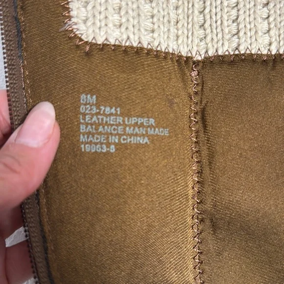 Leather Suede Tan Knee-High wedge Boots 8 - Picture 10 of 13